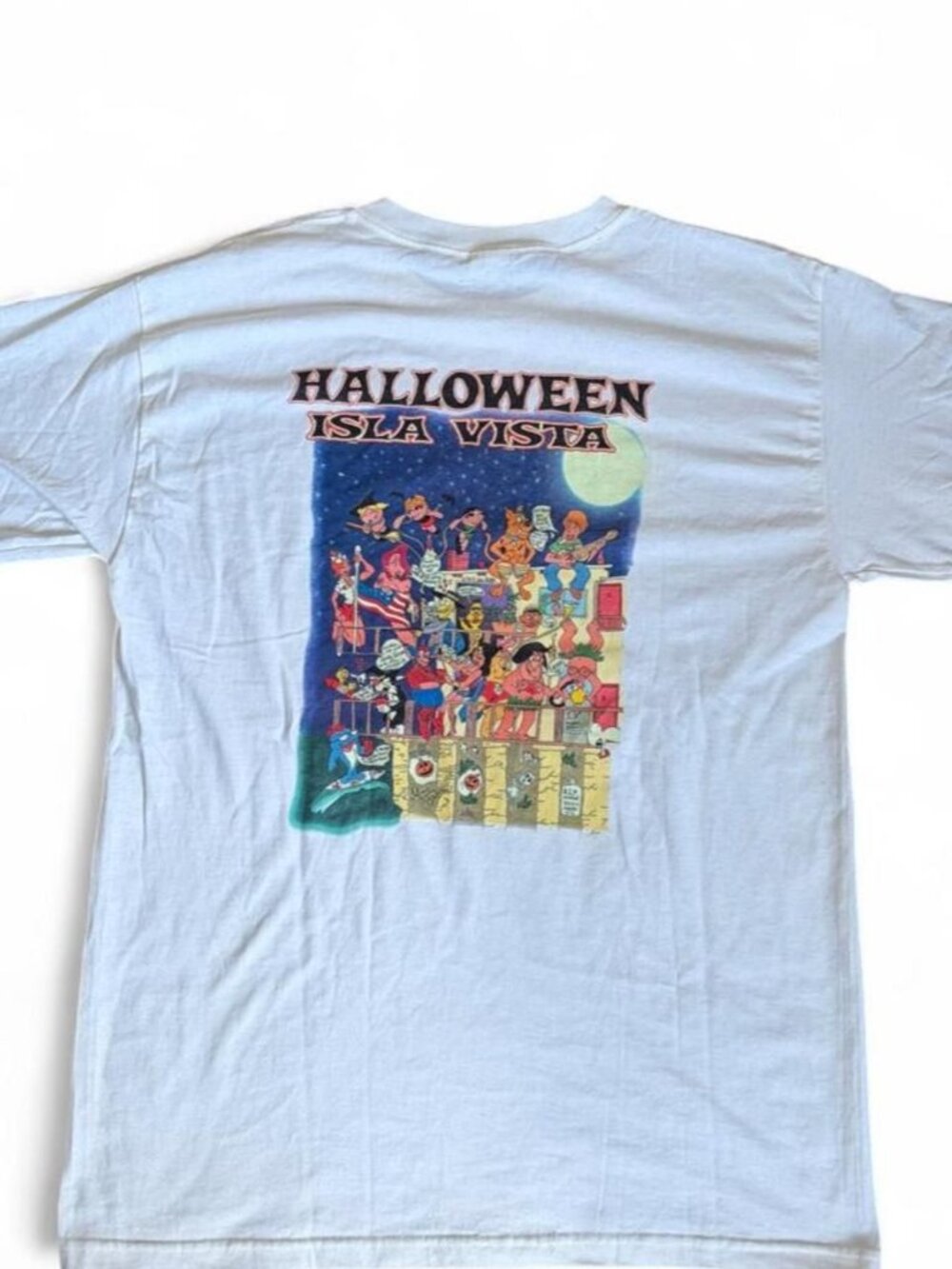 Vintage Santa Barbara Island Vista Halloween Cartoon Parody Shirt